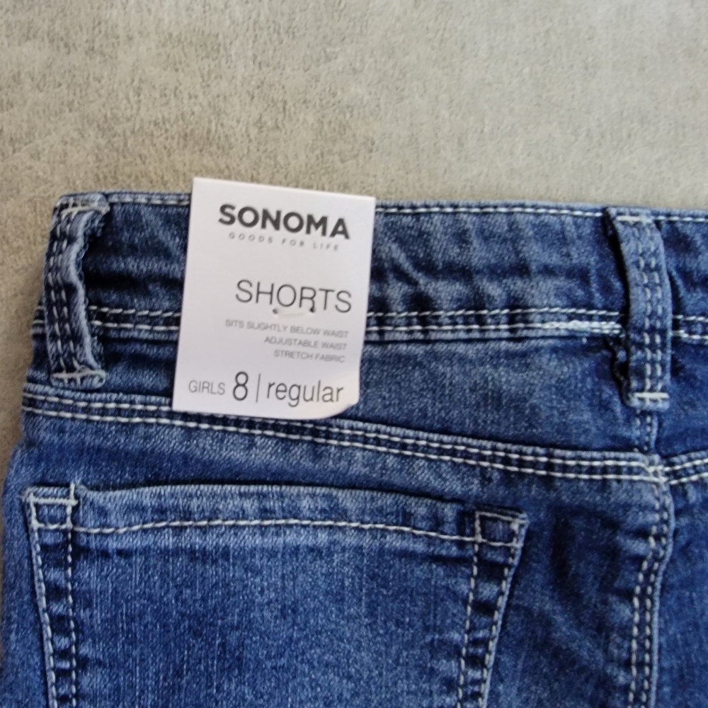 Girls Sonoma sequin butterfly shorts size 8